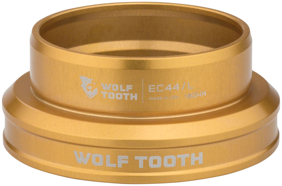 Wolf Tooth Premium Headset - EC44/40 Lower Gold Headset Lower Wolf Tooth   