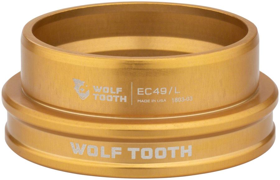 Wolf Tooth Premium Headset - EC49/40 Lower Gold Headset Lower Wolf Tooth   