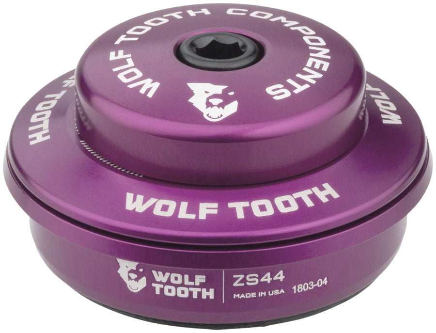 Wolf Tooth Premium Headset -ZS44/28.6 Upper 6mm  Purple Headset Upper Wolf Tooth   