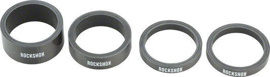 RockShox UD Carbon Headset Spacer Set Includes 5mm x 2 10mm x 1 15mm x 1 Headset Spacers RockShox   