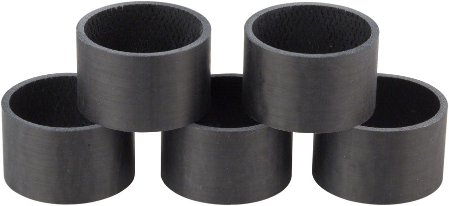 WHISKY 20mm UD Carbon Spacer Matte Black 5-pack Headset Spacers Whisky Parts Co.   