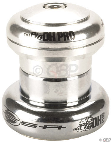 Full Speed Ahead The Pig DH Pro 1-1/8" Threadless Headset Silver Headsets FSA   