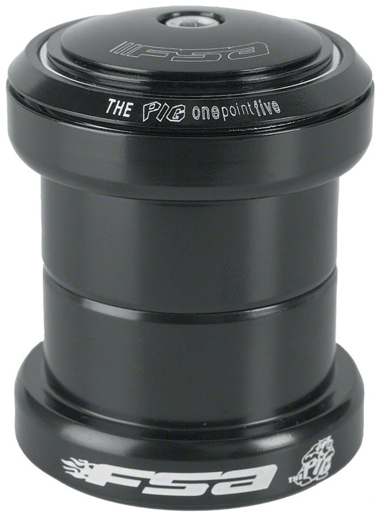 Full Speed Ahead Big Fat Pig 1.5" Threadless Headset Black Headsets FSA   