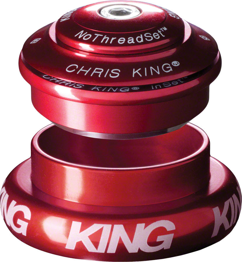 Chris King InSet i7 Headset - 1-1/8 - 1.5" 44/44mm Red Headsets Chris King   