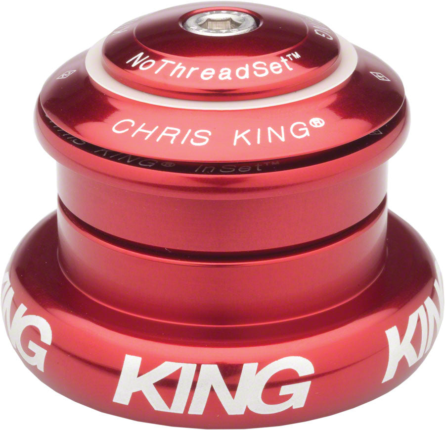 Chris King InSet i7 Headset - 1-1/8 - 1.5" 44/44mm Red Headsets Chris King   