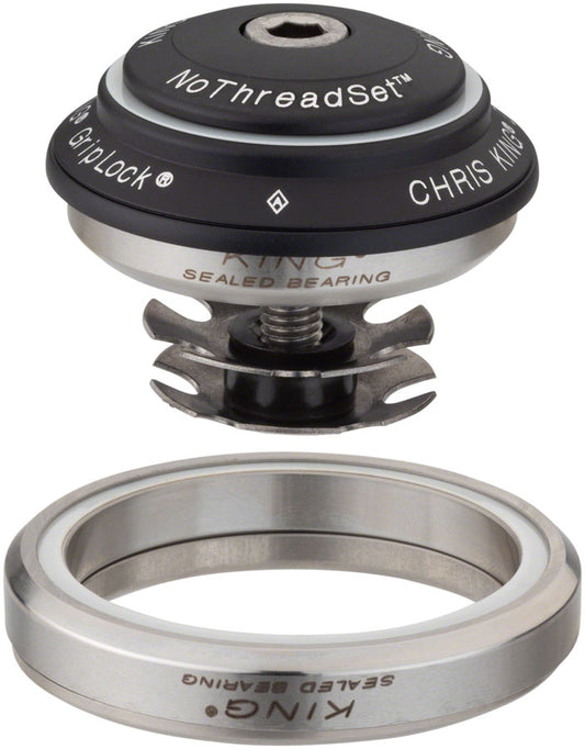 Chris King DropSet 2 Headset - 1-1/8 - 1.5" 42/52mm 45 Deg Matte Black Headsets Chris King   