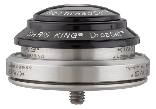 Chris King DropSet 3 Headset - 1-1/8 - 1.5" 41/52mm 36 Deg Black Headsets Chris King   