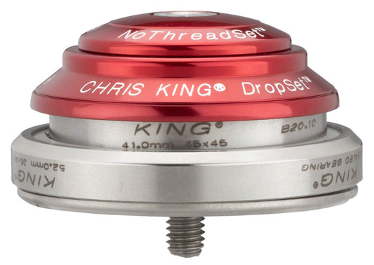 Chris King DropSet 3 Headset - 1-1/8 - 1.5" 41/52mm 36 Deg Red Headsets Chris King   