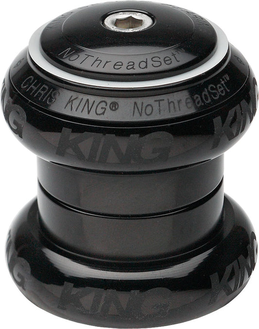 Chris King NoThreadSet Headset - 1-1/8" Sotto Voce Black Headsets Chris King   