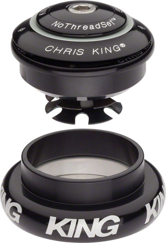 Chris King InSet i7 Headset - 1-1/8 - 1.5" 44/44mm Black Headsets Chris King   