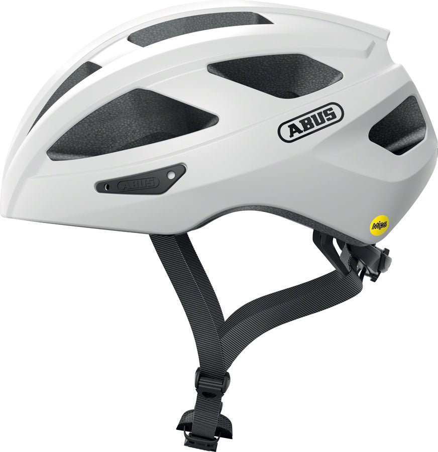 Abus Macator MIPS Helmet - White Silver Medium Helmets Abus   