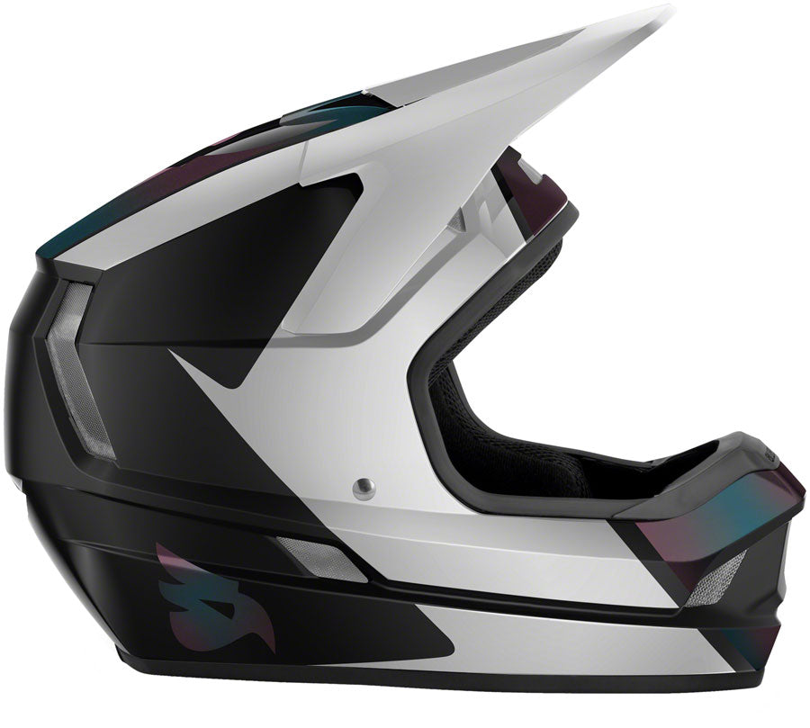 Bluegrass Legit Helmet - White Iridescent Matte Medium Helmets Bluegrass   