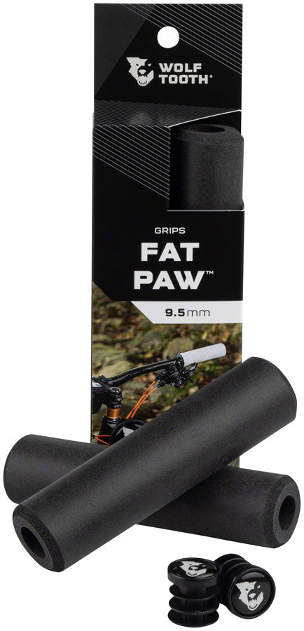 Wolf Tooth Fat Paw Grips - Black Grips Wolf Tooth   