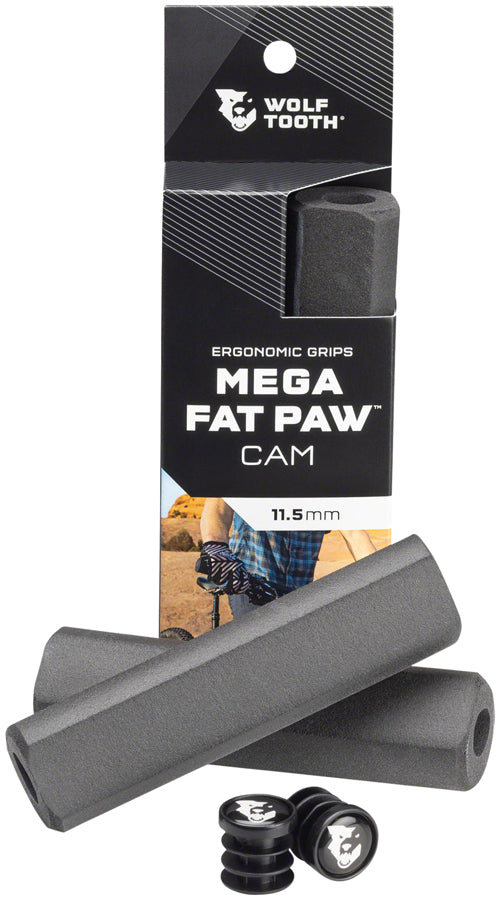 Wolf Tooth Mega Fat Paw Cam Grips - Black Grips Wolf Tooth   