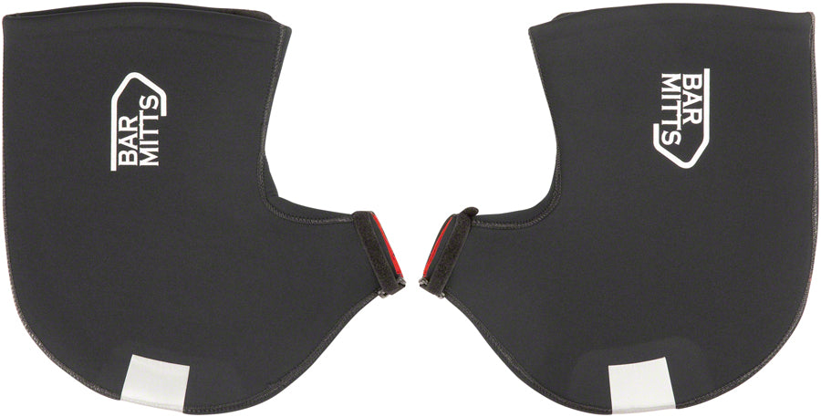 Bar Mitts Road Pogie Handlebar Mittens - Internally Routed Campy/SRAM/Newer Shimano No Zipper XL BLK Pogies Bar Mitts   
