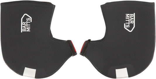 Bar Mitts Road Pogie Handlebar Mittens - Internally Routed Campy/SRAM/Newer Shimano No Zipper XL BLK Pogies Bar Mitts   