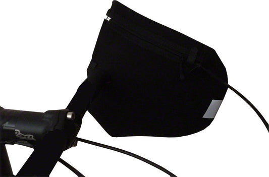 Bar Mitts Dual Position Road Pogie Handlebar Mittens Externally Routed Shimano One Size BLK Pogies Bar Mitts   