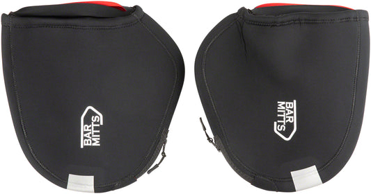 Bar Mitts Dual Position Extreme Road Pogie Handlebar Mittens - Externally Routed Older Shimano BLK Pogies Bar Mitts   