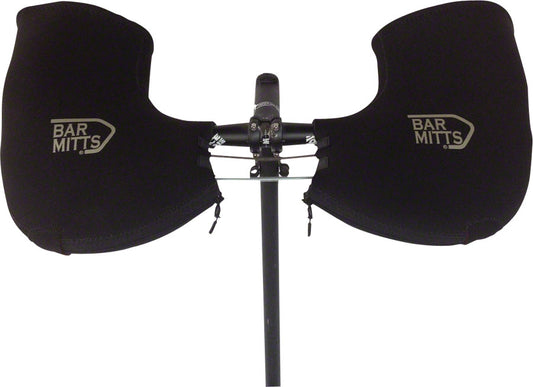 Bar Mitts Extreme Mountain/Flat Bar Pogies - Black Large Pogies Bar Mitts   