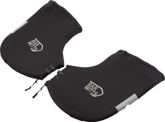 Bar Mitts Extreme Mountain/Flat Bar Pogies for Bar Ends - Black Large Pogies Bar Mitts   