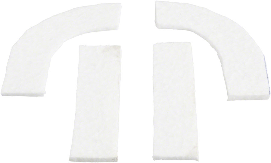 Jagwire Pro Anti-Vibration Handlebar Pad Set - eTPU Foam For Drop Bars White Under-Tape Pad Jagwire   