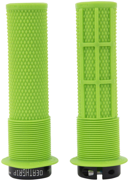 DMR DeathGrip Flanged Grips - Thick Lock-On Sick Green Grips DMR   