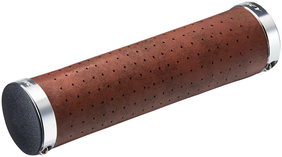 Ritchey Classic Locking Grips - Synthetic Leather Brown Grips Ritchey   