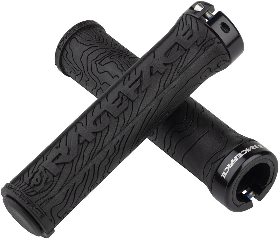 RaceFace Half Nelson Grips - Black Lock-On Grips Race Face   