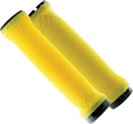 RaceFace Lovehandle Grips - Neon Yellow Lock-On Grips Race Face   