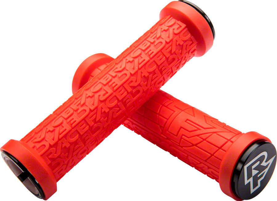 RaceFace Grippler Grips - Red Lock-On 30mm Grips Race Face   