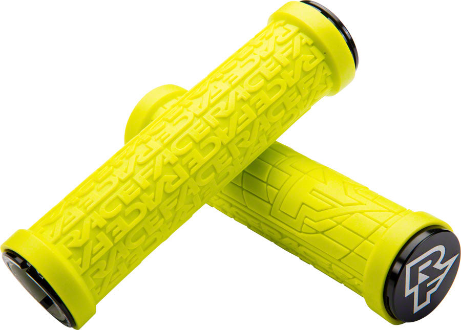 RaceFace Grippler Grips - Yellow Lock-On 33mm Grips Race Face   