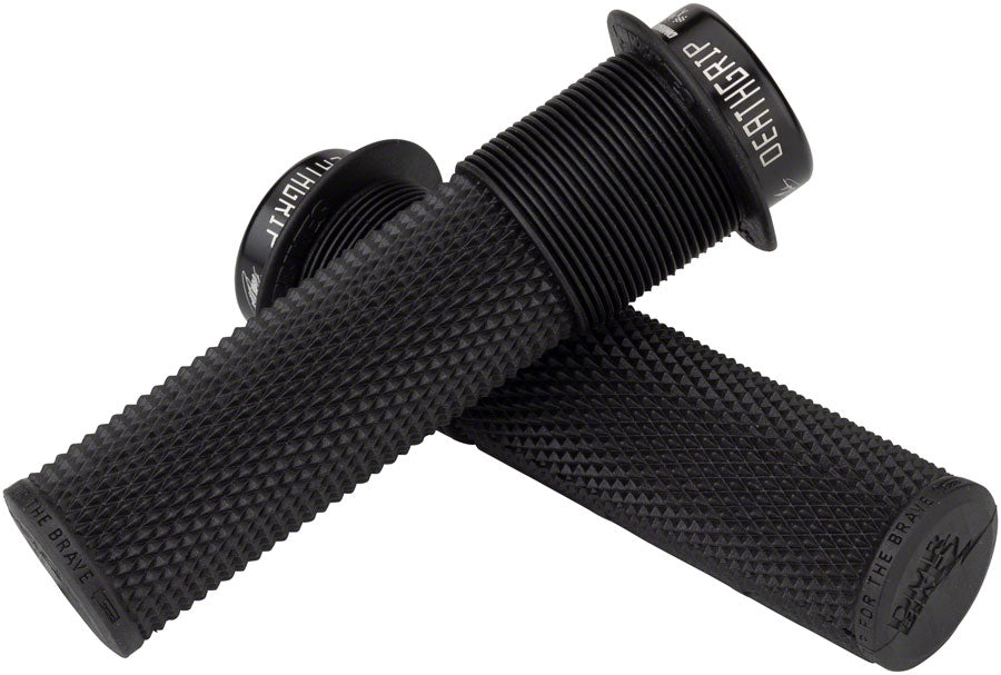 DMR DeathGrip Race Edition Grips - Thick Flanged Lock-On Black Grips DMR   