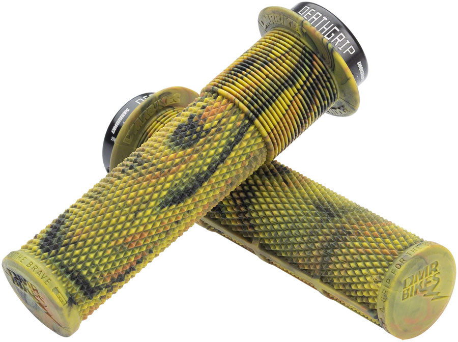 DMR DeathGrip Flanged Grips - Thin Lock-On Camo Grips DMR   
