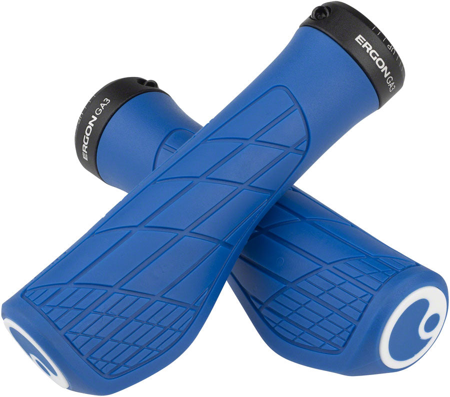 Ergon GA3 Grips - Midsummer Blue Lock-On Small Grips Ergon   