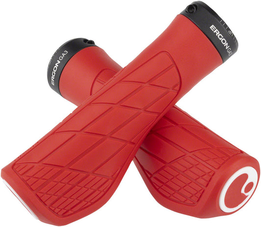 Ergon GA3 Grips - Risky Red Lock-On Large Grips Ergon   