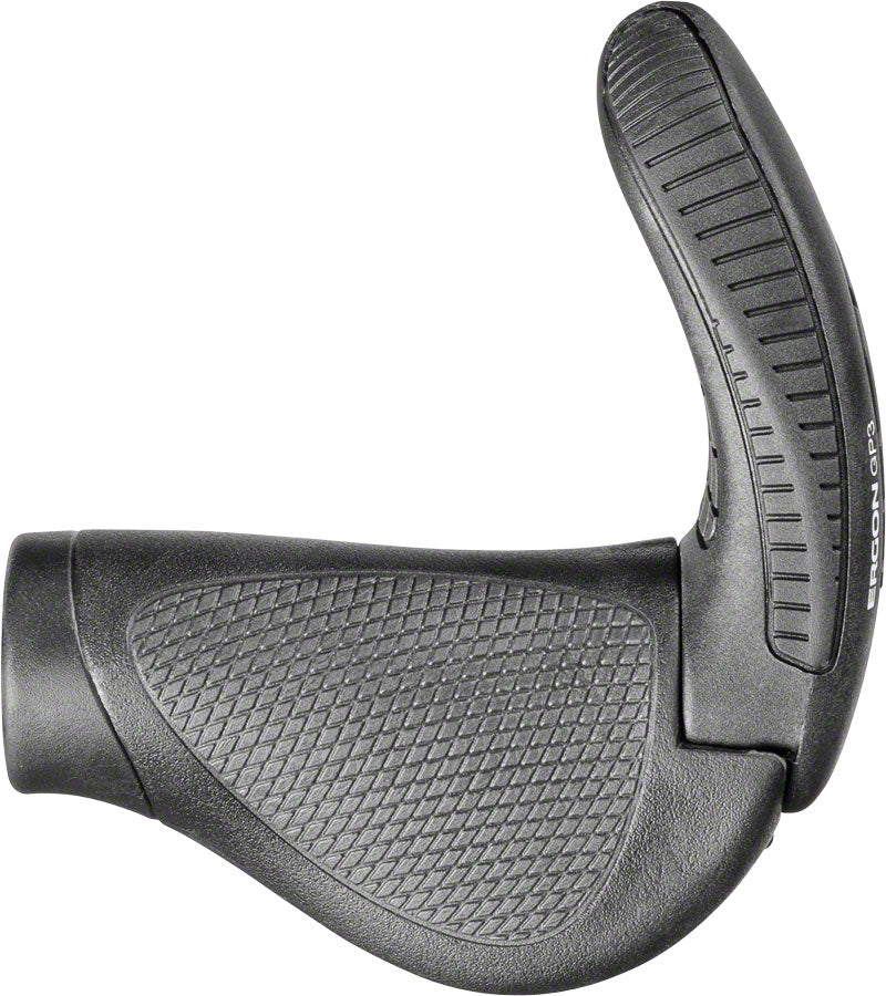 Ergon GP3 Grips - Lock-On Twistshift Small Black/Gray Grips Ergon   