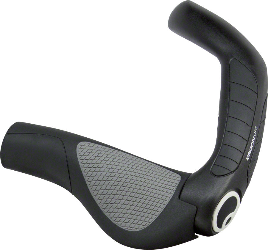 Ergon GP5 Grips - Black/Gray Lock-On Small Grips Ergon   