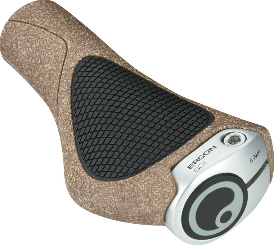 Ergon GC1 BioKork Grips - Lock-On Black/Tan Grips Ergon   