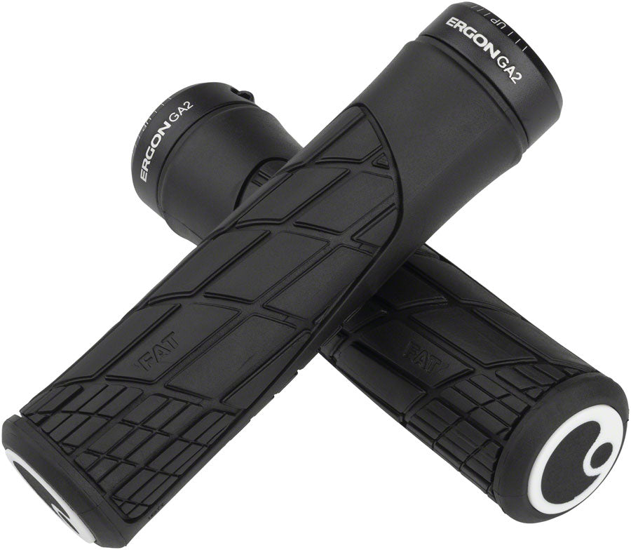 Ergon GA2 Fat Grips - Black Lock-On Grips Ergon   