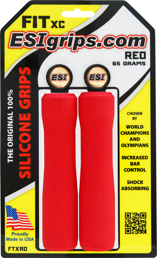ESI FIT XC Grips - Red Grips ESI   