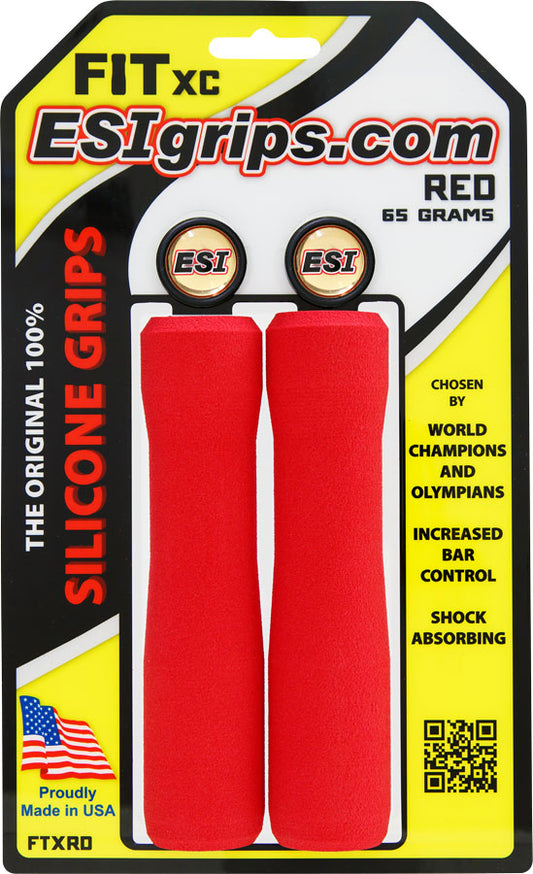 ESI FIT XC Grips - Red Grips ESI   