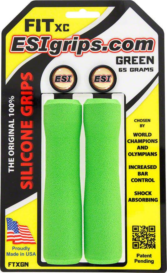 ESI FIT XC Grips - Green Grips ESI   