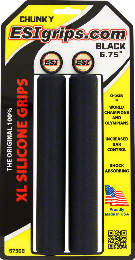 ESI XL Chunky Grips - Black Grips ESI   