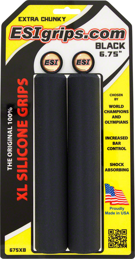 ESI XL Extra Chunky Grips - Black Grips ESI   