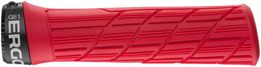 Ergon GE1 Evo Slim Grips - Risky Red Lock-On Grips Ergon   