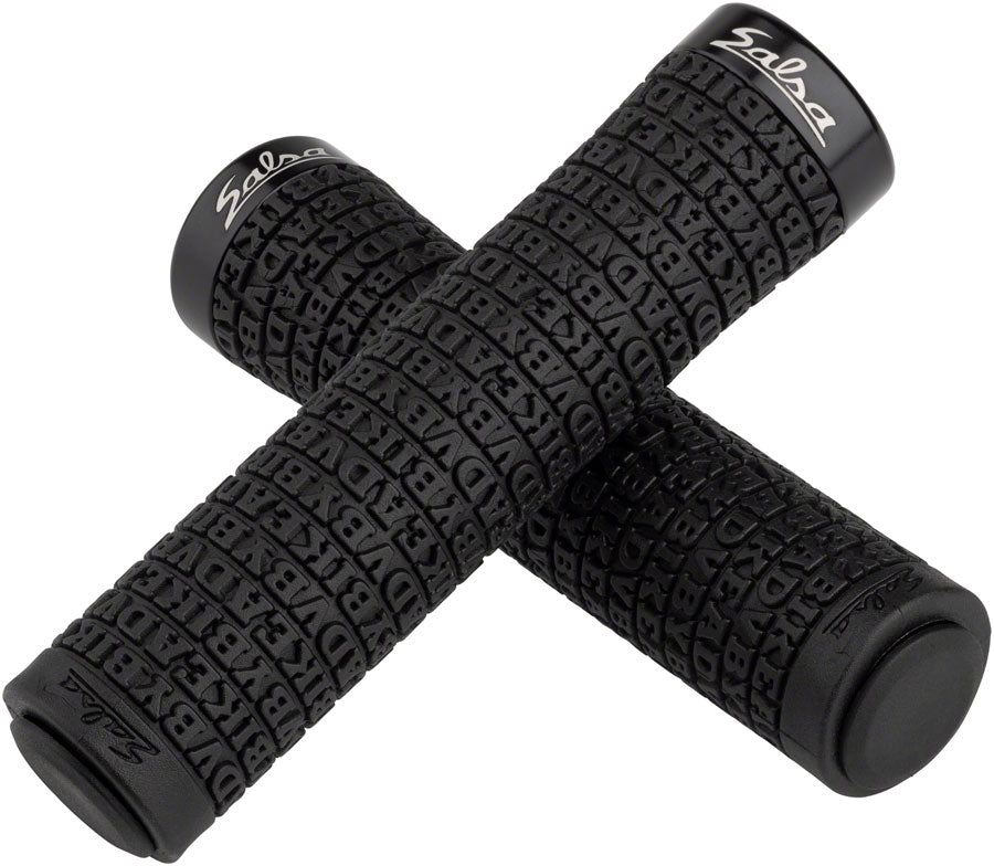 Salsa Backcountry Lock-On Grips - Black Lock-On Grips Salsa   