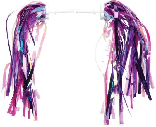Dimension Kids Bike Streamers: Pink/Purple~ Pair Bicycle Streamer Dimension   