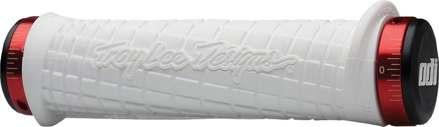 ODI Troy Lee Grips - White Lock-On Grips ODI   
