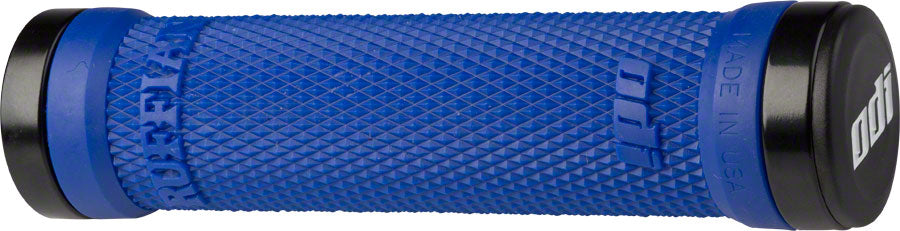 ODI Ruffian Grips - Bright Blue Lock-On Grips ODI   