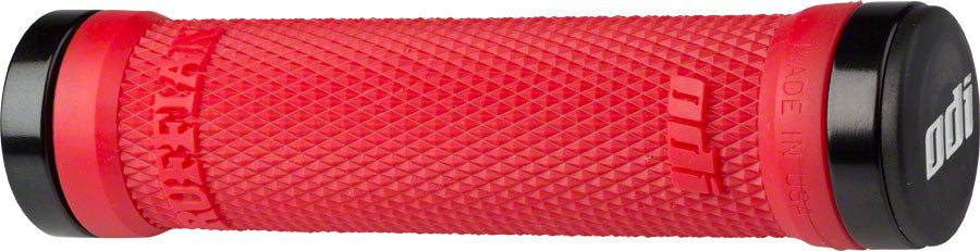 ODI Ruffian Grips - Bright Red Lock-On Grips ODI   